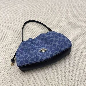 Coach Denim Pillow Tabby Bag Blue Soft Shoulder Chic